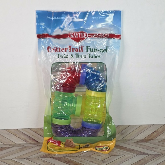 Kaytee Other - Kaytee Super Pet Crittertrail Fun-Nels Twist & Turn Tube 10cts Hamsters Gerbils